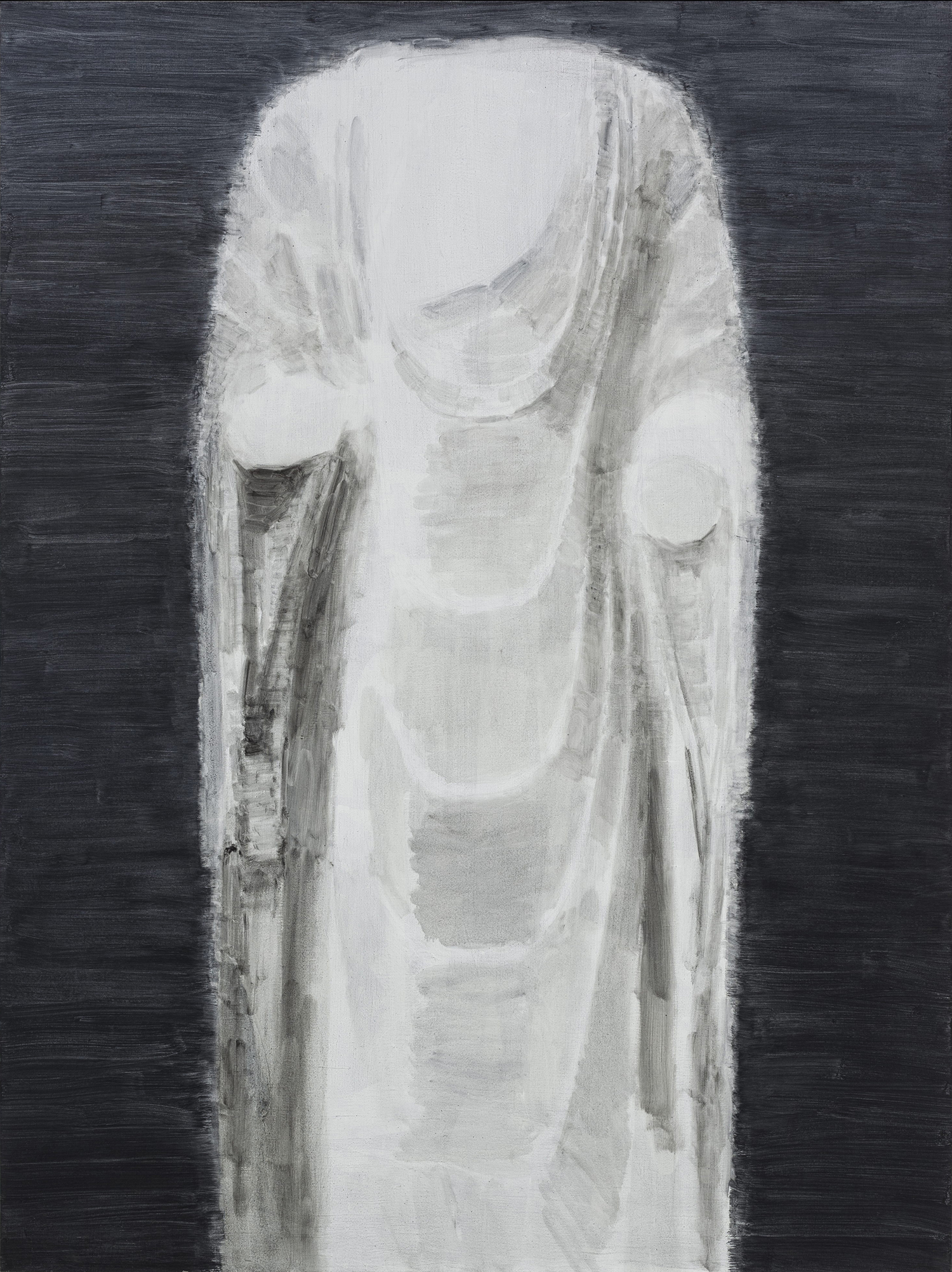 White Marble Figure of Buddha No.4