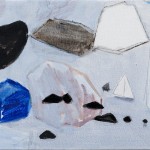岩石 No.4 Rock No.4，2018，布面油画 oil on canvas，32×50cm