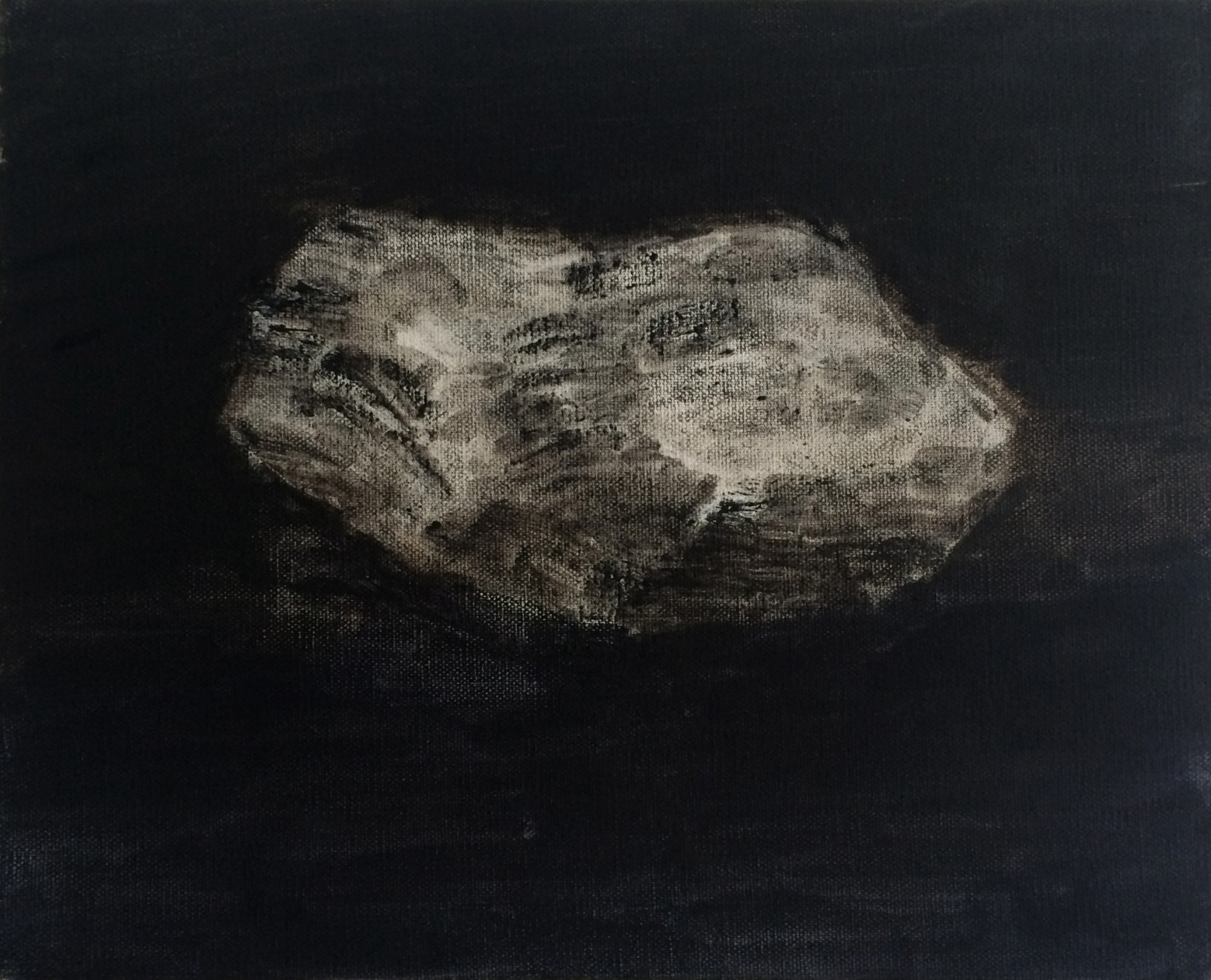 Stone_40*50cm_2016 _oil on cavas